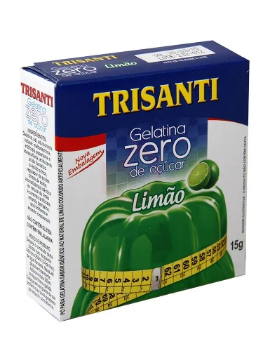 Gelatina Po Trisanti Zero Limao - Mercearia