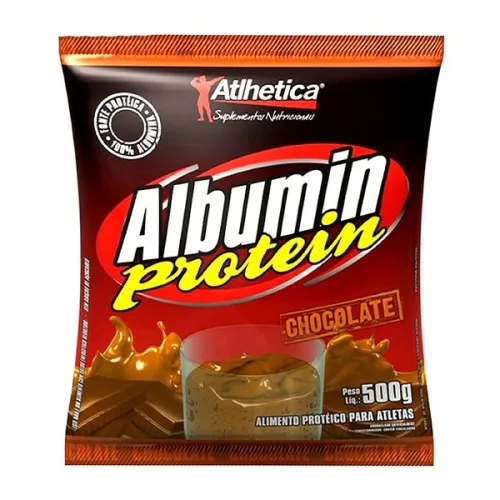 Esportivo Atlhetica Evolution Albumin Protein Pacote Pó 500 Gramas - ATLHETICA SUPLEMENTOS