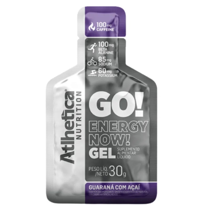 GO ENERGY NOW GEL (DISPLAY C/ 10 SACHES DE 30G) - Guaraná com Açai