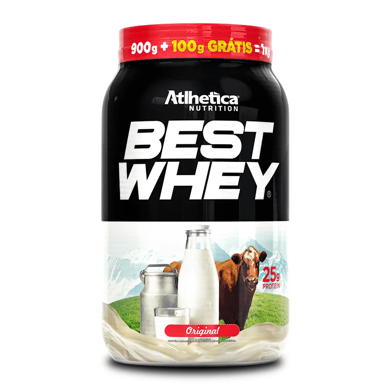 Best Whey 25G Protein Original Atlhetica 900g + 100g grátis - Atlhetica - Suplementos