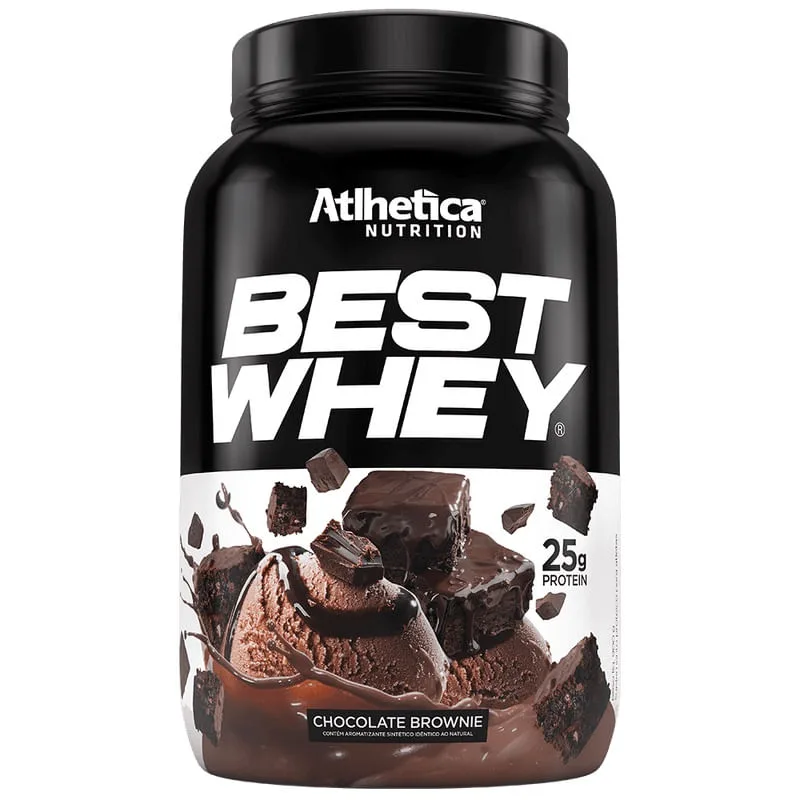 Best Whey 900g Atlhetica Nutrition - Chocolate Brownie - Não Disponível - Suplementos E Vitaminas