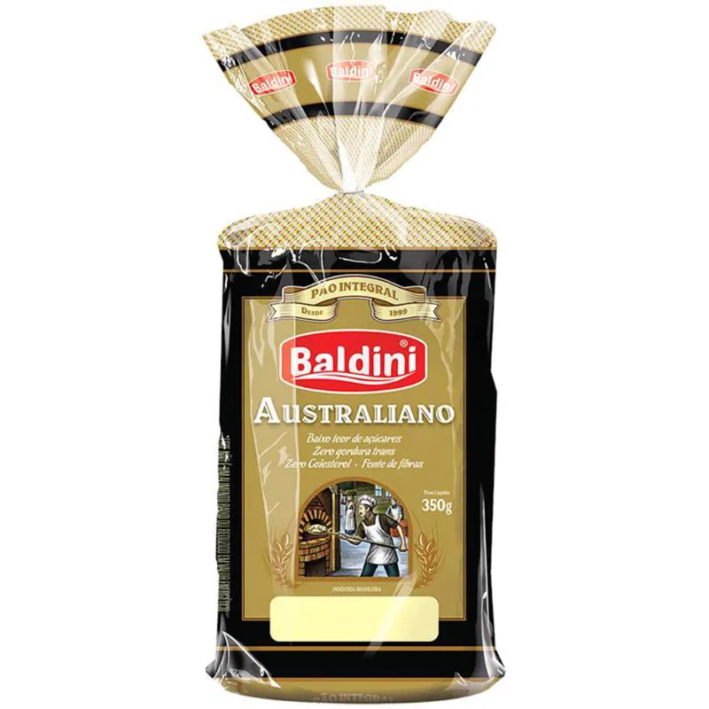 Pão de Forma Integral Especiais Baldini 350g