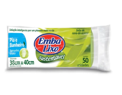 S.LIXO EMBALIXO SUSTENTAVEL PIA/BAN C/50 - EMBALIXO - Plásticos