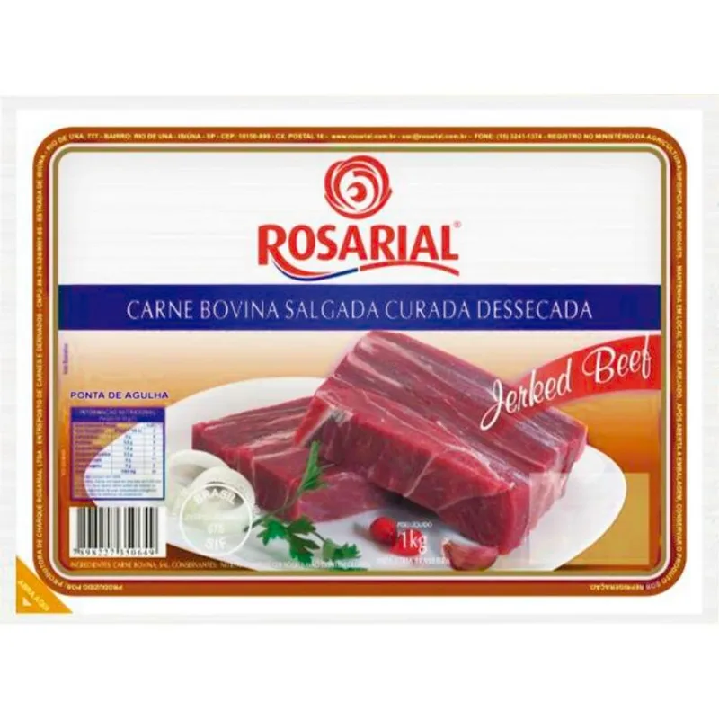 Jerked Beef Rosarial Ponta de Agulha 1kg