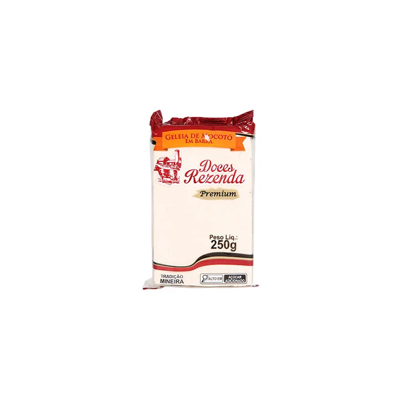 GELÉIA MOCOTO DOCES REZENDA 250G - DOCES REZENDA - Mercearia