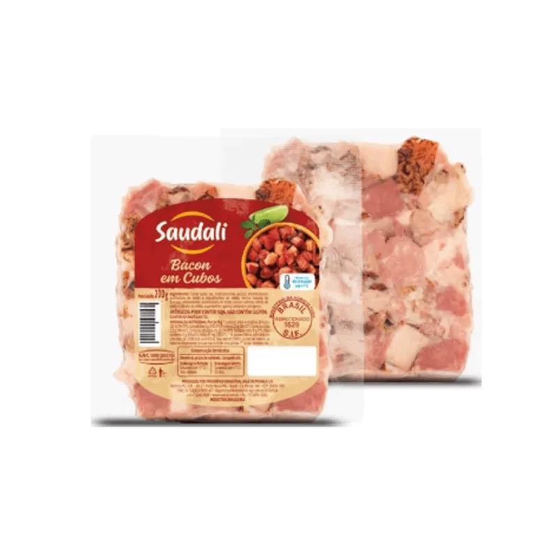 Bacon Def.em Cubos Saudali 200g