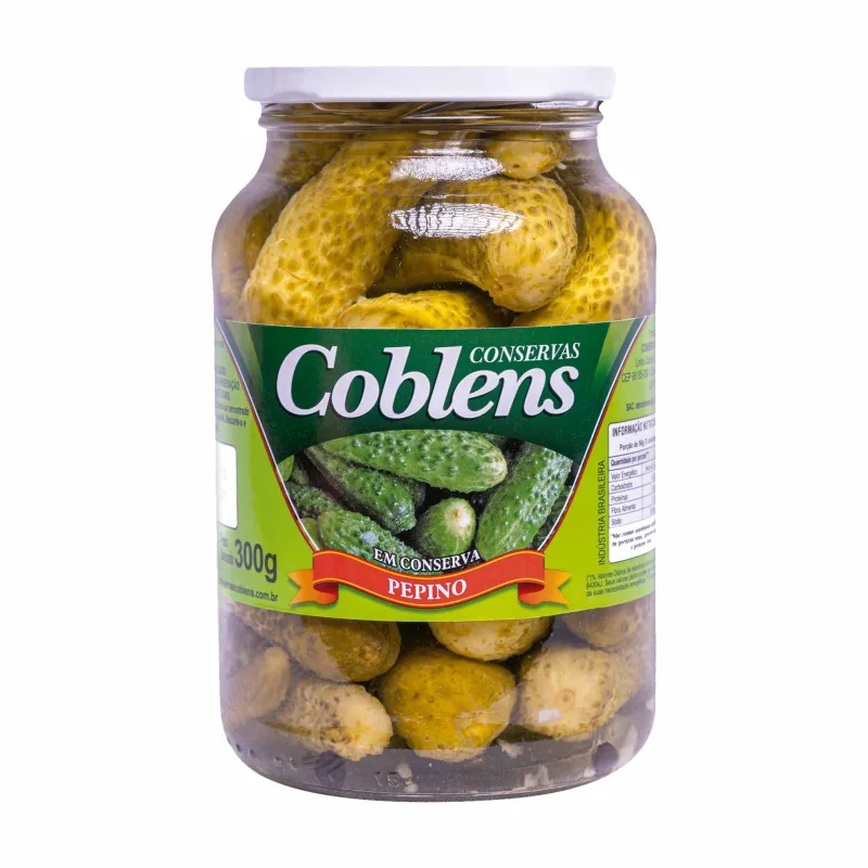 Pepinos em Conserva Coblens 300g - Coblens - Mercearia