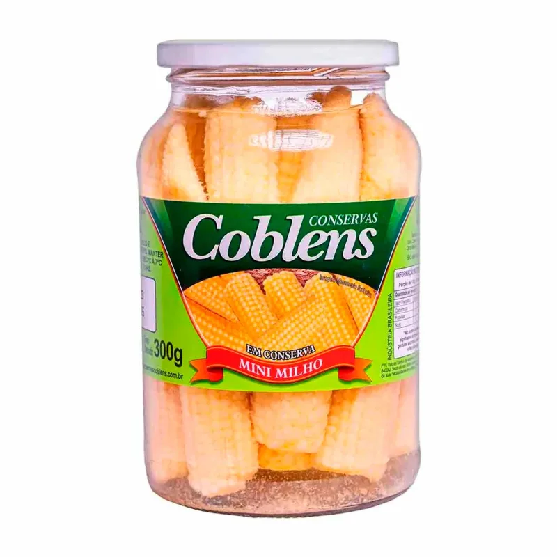 Mini Milho em Conserva Coblens 300g - Coblens - Mercearia