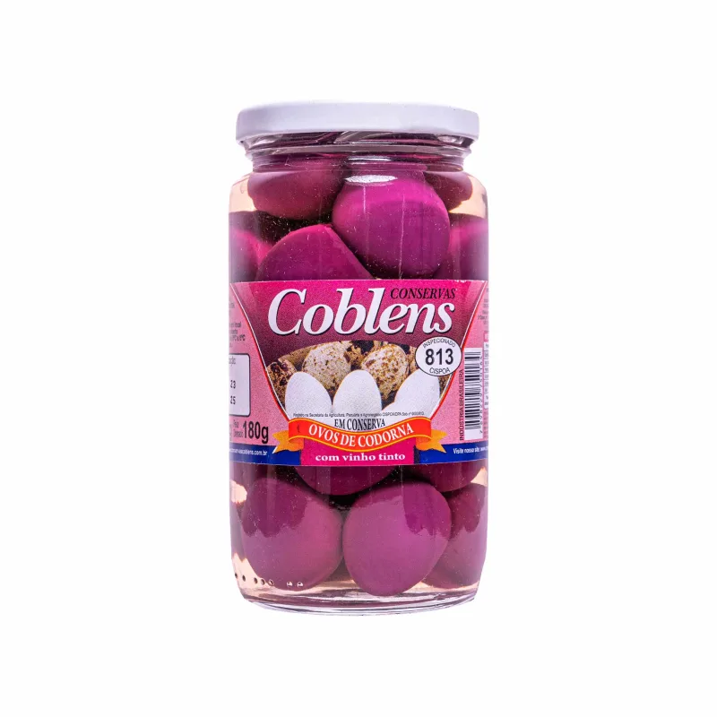 Ovos de Codorna Vinho Tinto Coblens 180g - Coblens - Mercearia