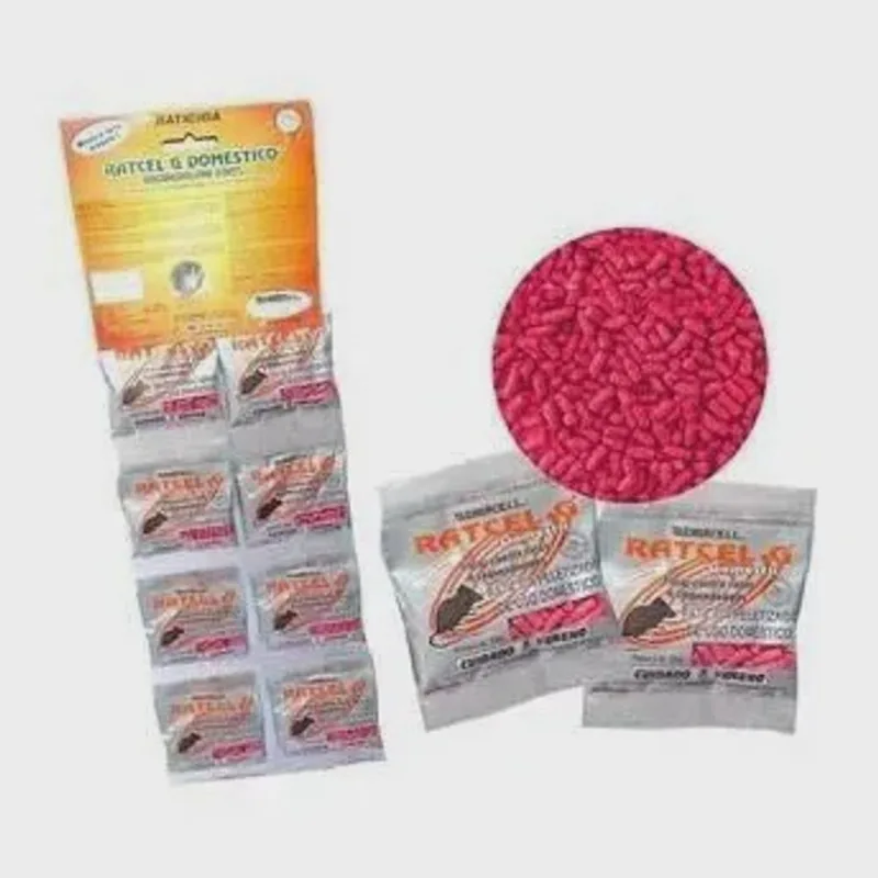 Mata-rato Ratcel Granulado C/20un 25gr