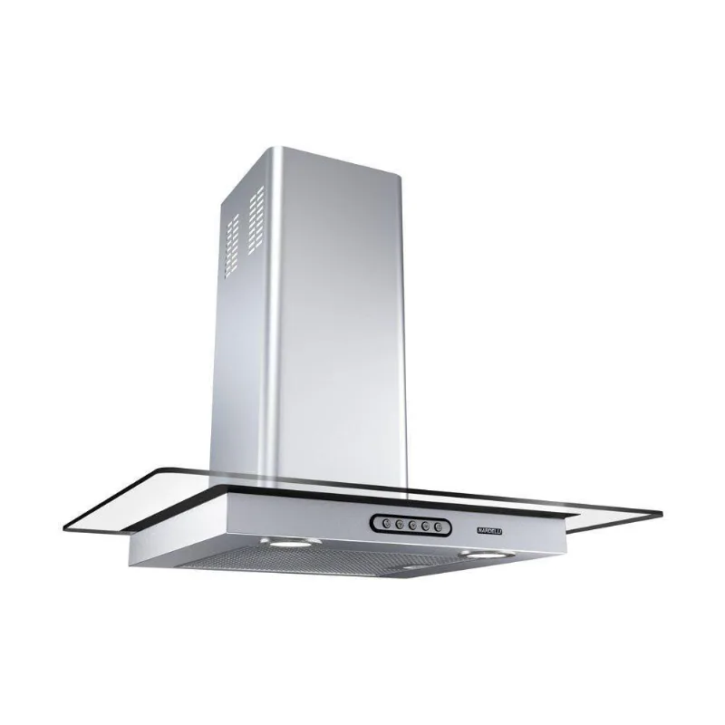 Coifa De Parede 60cm Vidro Reto Duto Slim Nardelli 220V