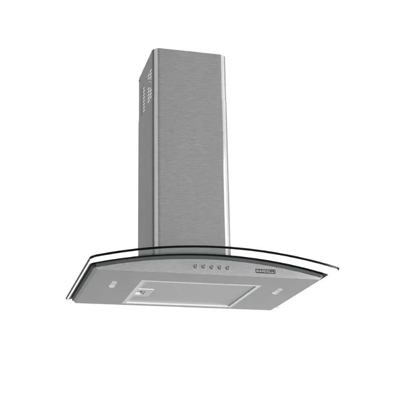 Coifa De Parede Clean Vidro Curvo 60cm 140w 110v 110v