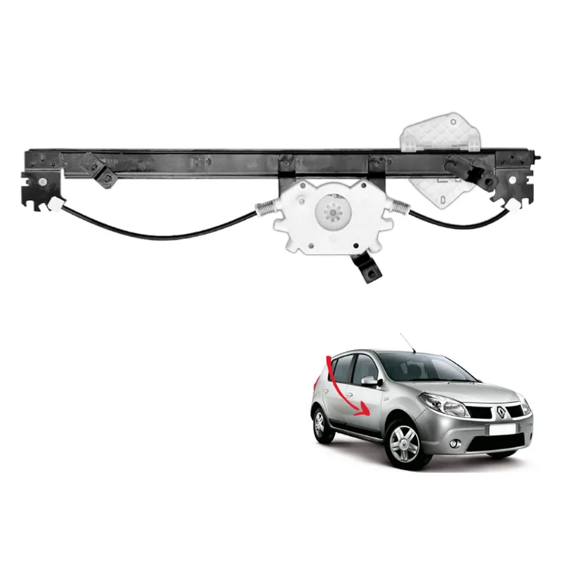 Máquina Vidro Elétrica Dianteira Sandero 08/13 Zinni e Guell Direito