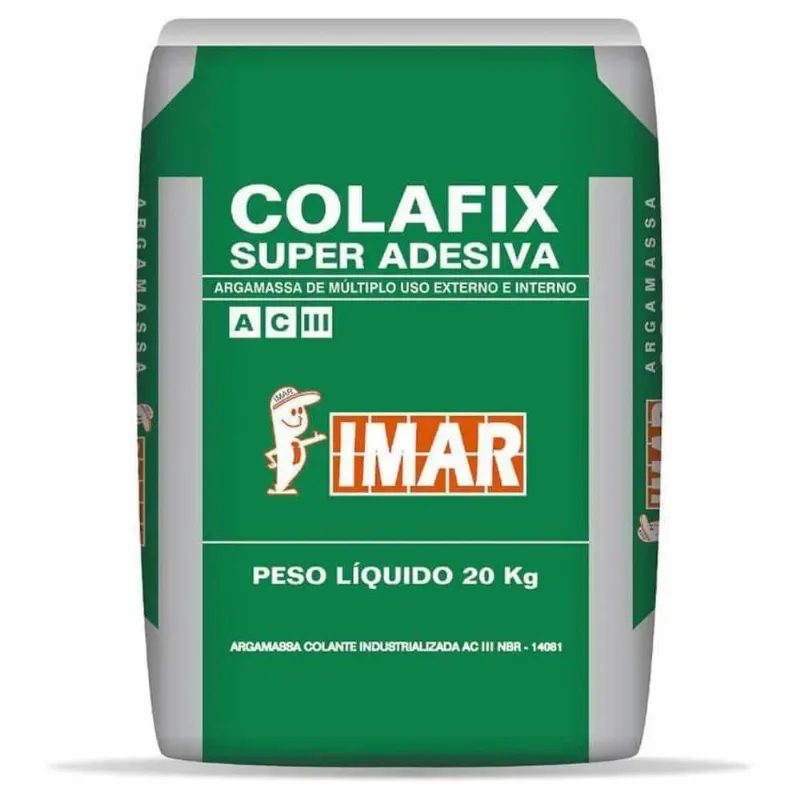 Argamassa Colafix Super Adesiva Ac-3 20 Kilos Cinza - Pac16pl - Imar