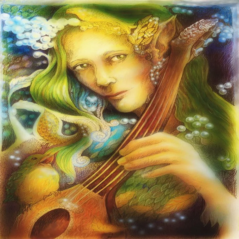 Toalha Esoterica Tarot Mitologia Elfos Luz Magia Natural