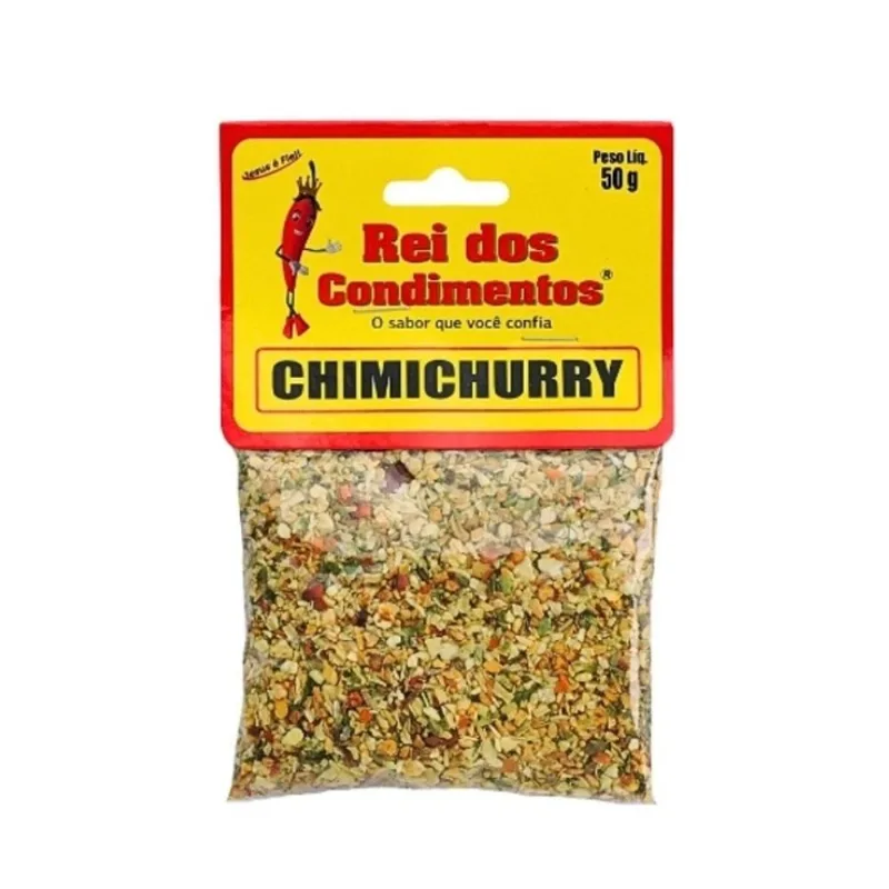 Chimichurri em Flocos Rei dos Condimentos Pacote 50g