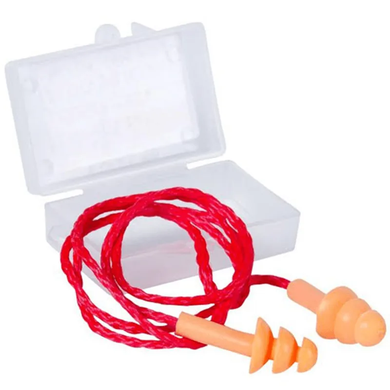 Protetor Auricular De Silicone Plug Com Cordão - 3532 - Ledan Ledan