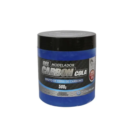 Gel Fixador Tribal Carbon Cola 500g Azul - TRIBAL - Perfumaria
