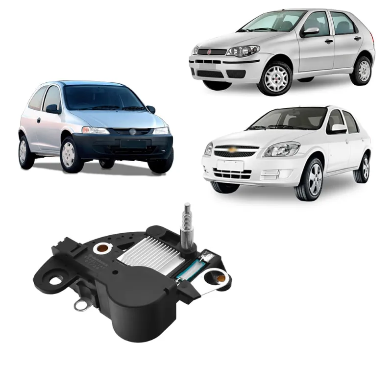 Regulador Voltagem 12V Alternador Palio Tempra Punto Corsa Prisma Celta /03 Gauss