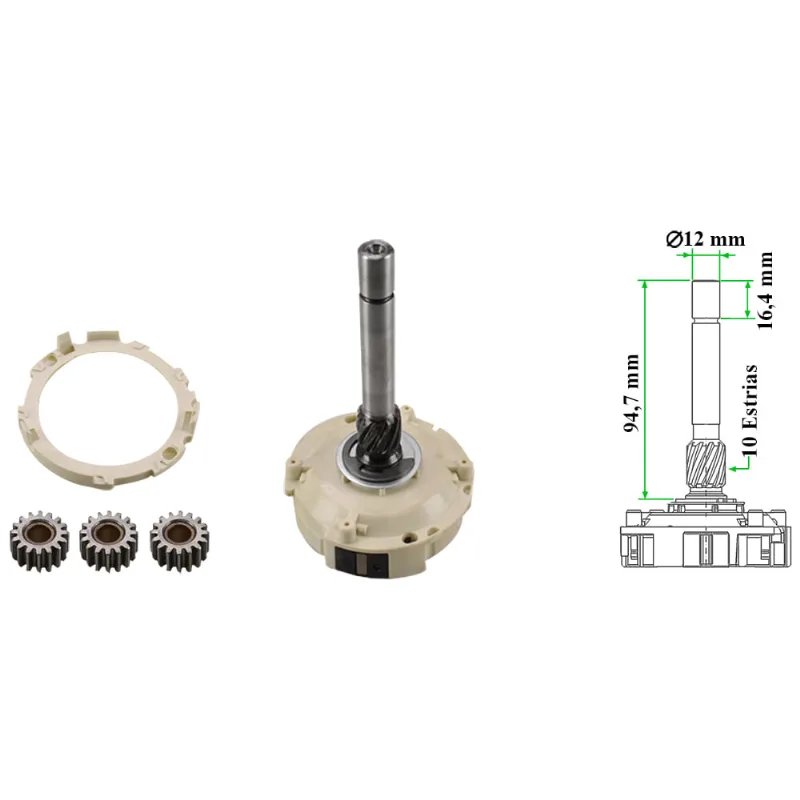 Planetária Motor Partida Hilux 2.5 2.8 3.0 Diesel 06/ F250 Unifap