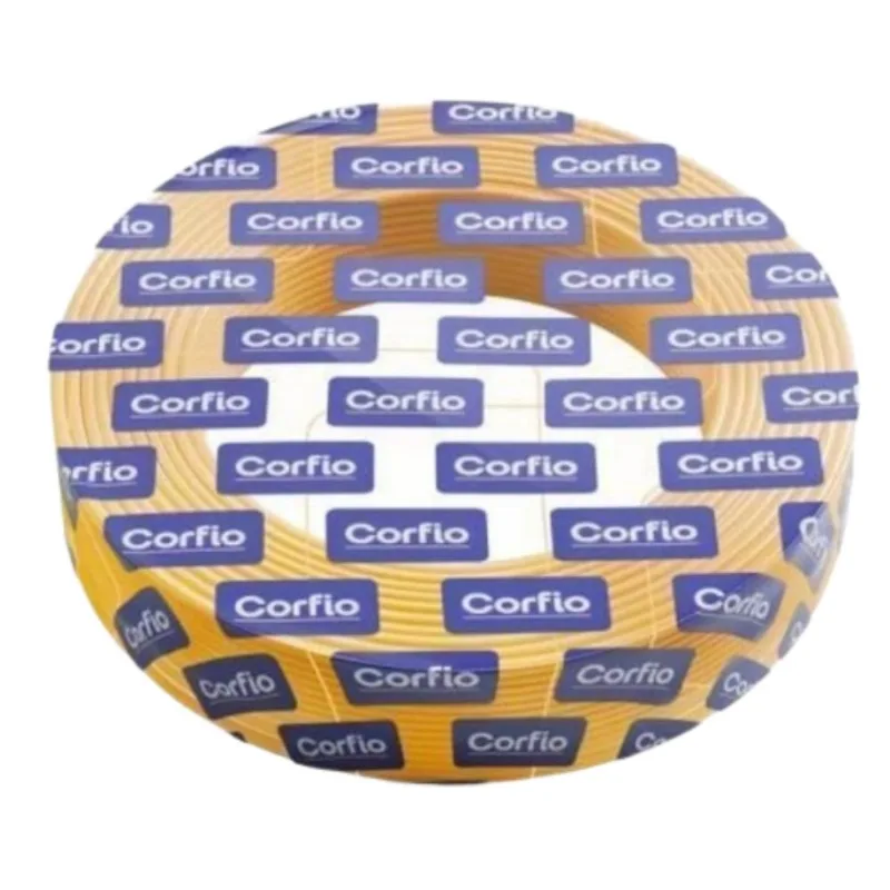 Cabo Flexível 2,5mm² 750V 25 Metros Corfio Cabo Flexível 2,5mm² 750V Amarelo 25 Metros Corfio