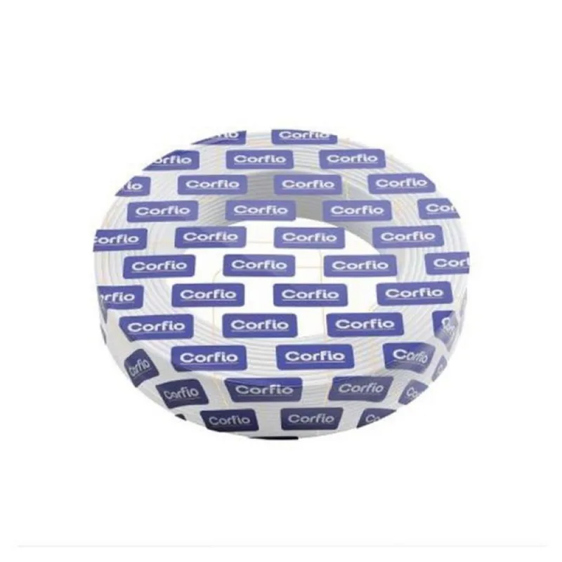 Fio Cabo Flexível 10mm 1KV Branco - 100 Metros - Uso Residencial, Comercial e Industrial