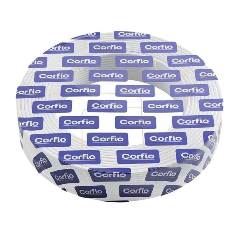 Cabo Flexível Atox 2,5mm² 750V 100 Metros Corfio Cabo Flexível Atox 2,5mm² 750V Branco Corfio 100 Metros