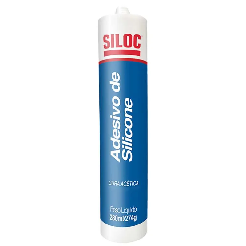Borracha de Silicone Preto Acético 280 ml - SILOC - SILOC - Químicos