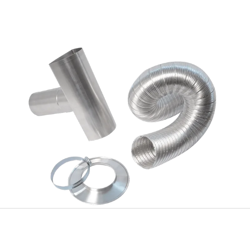 Kit Chaminé 1,5m x 90mm Tee C/30cm Distak
