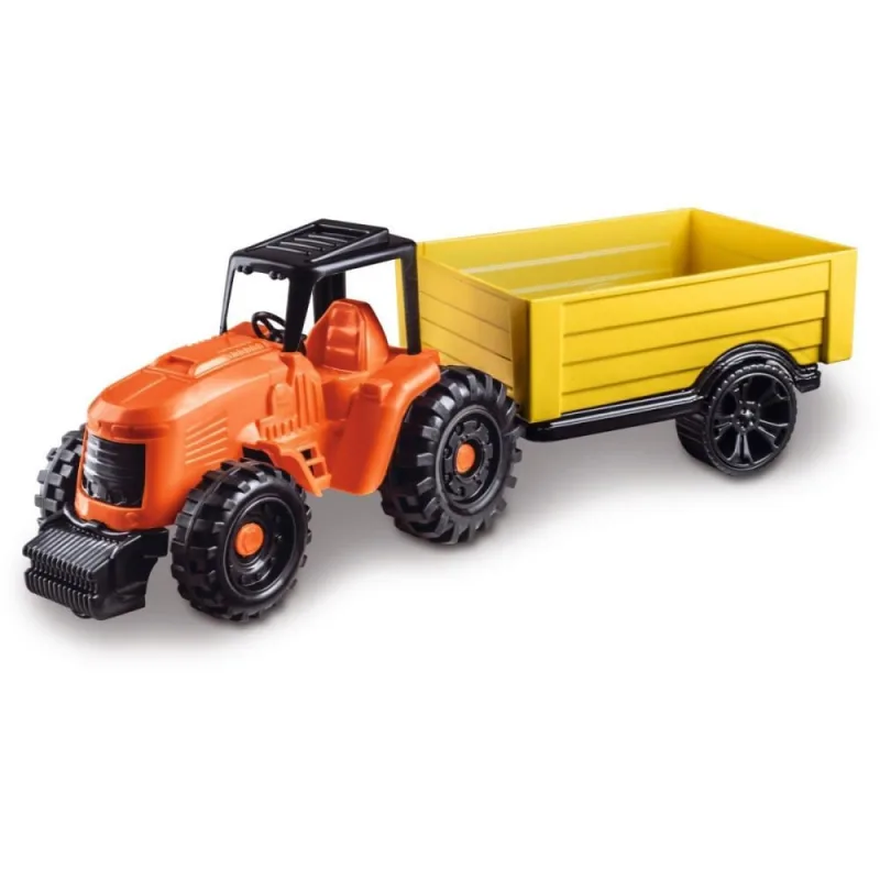 Trator Tractor WORKS 34CM (S) - Orange Toys