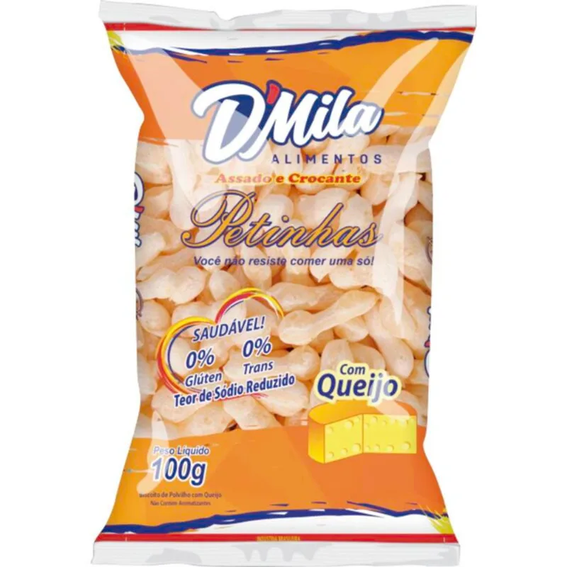 Biscoito de Polvilho D'Mila Queijo 100g