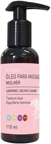 Oleo De Massagem Natual Healing 110ml By Samia - BY SAMIA - Higiene E Beleza