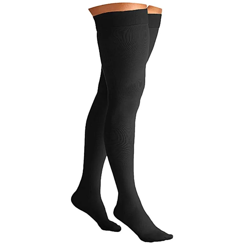 Meia 7/8 Essencial Conforto Sigvaris 15-20mmHg Preta Fechada G2