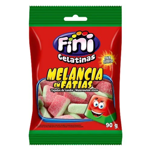 Bala Fini Fatias De Melancia 90gr - FINI - Mercearia