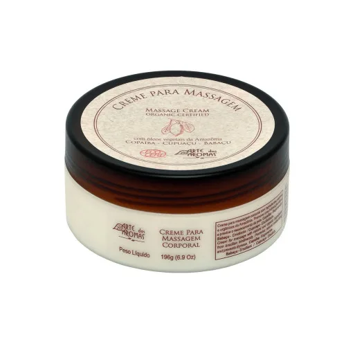 Creme Massagem Copaiba 196g Arte Dos Aromas - ARTE DOS AROMAS - Higiene E Beleza