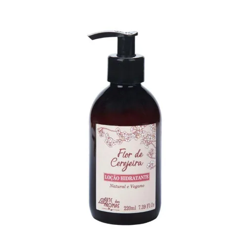 Loçao Hidratante Flor De Cerejeira 220ml Arte Dos Aromas - ARTE DOS AROMAS - Higiene E Beleza