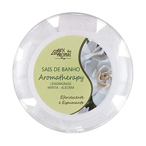 Sais Banho Refrescante Lemongrass Menta 055 - ARTE DOS AROMAS - Higiene E Beleza