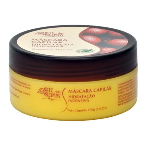 Mascara Capilar Hidratante Buriti 196g Arte Das Aromas - ARTE DOS AROMAS - Higiene E Beleza