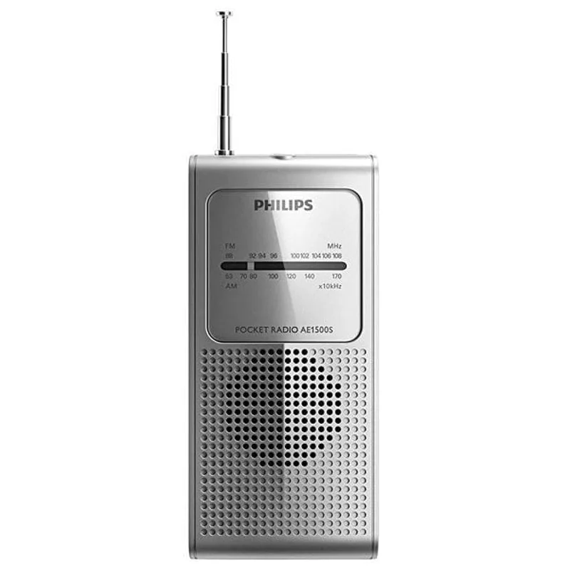 Rádio Portátil Philips AE-1500S AM/FM - Prata