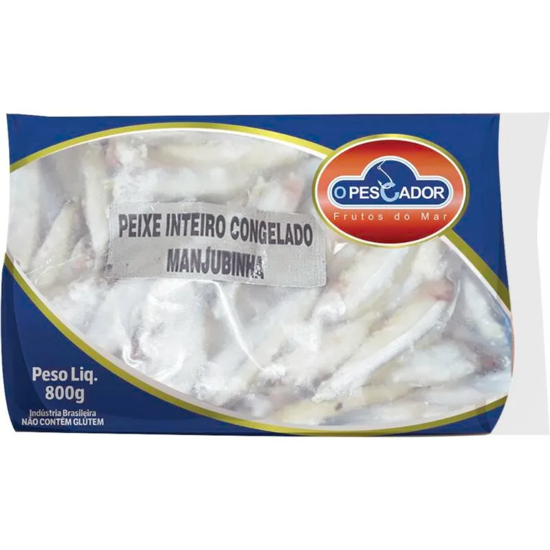 Peixe Manjubinha Pescador Congelado 800g