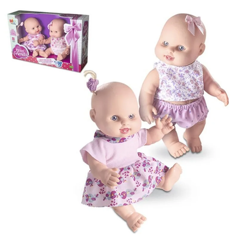 Bonecas Petit Friends Cx com 02 Milk Brinquedos