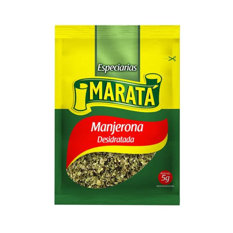 Manjerona Maratá Desidratada 5g - Marata - Hortifruti
