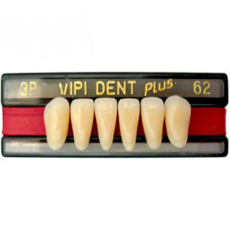 Dente Vipi Dent Plus Anterior Inferior - VIPI 3p Cor 60 (Cód. 26.0986)