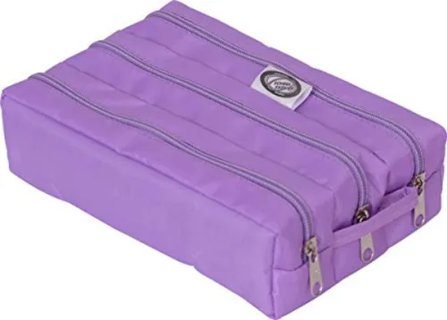 Estojo School Triplo Liso Simple - SCHOOL FASHION - Higiene E Beleza