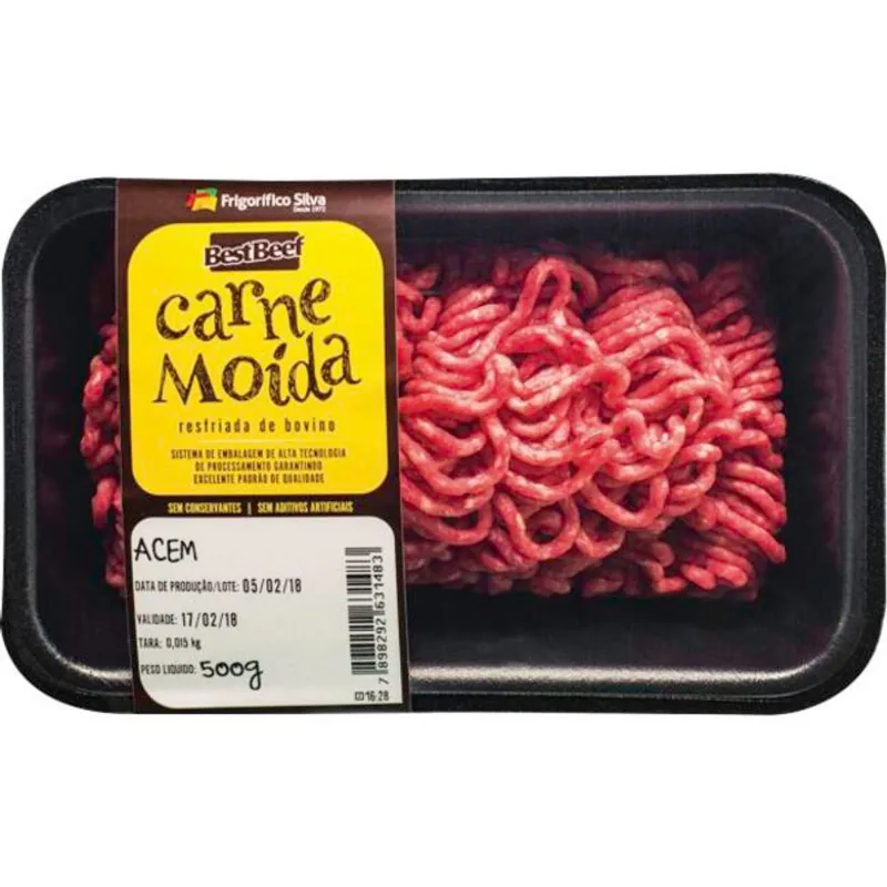 Carne Bovina Moída Acém Best Beef Resfriada 500g