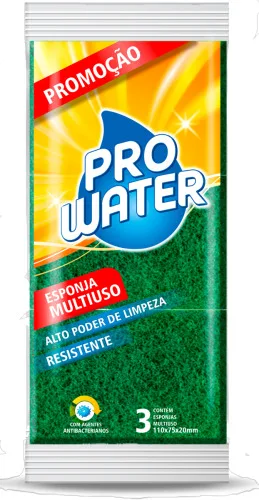 ESPONJA MULTIUSO PRO WATER 3 UNIDADES - PRO WATER