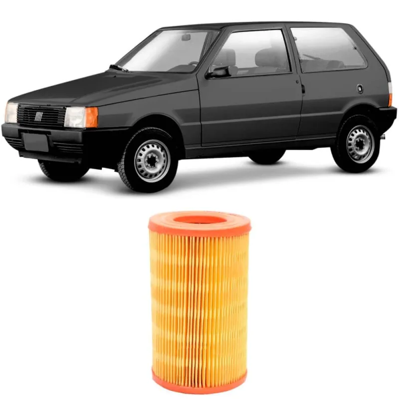 Filtro Ar Fiat Uno 1.3 1989 A 1991 Metal Leve - Não Disponível