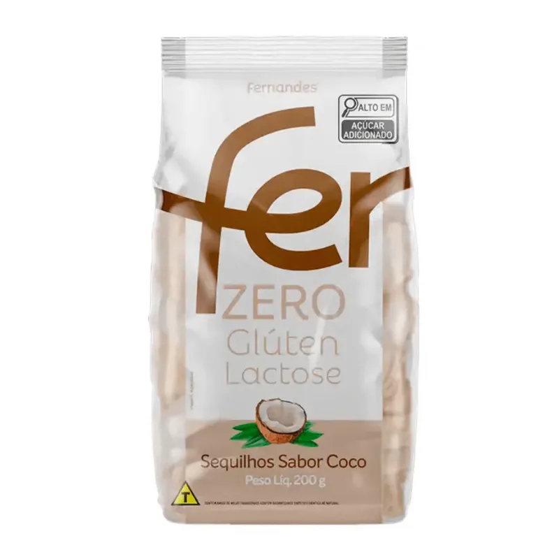 Sequilhos Fernandes De Coco Sem Glúten Sem Lactose 200g