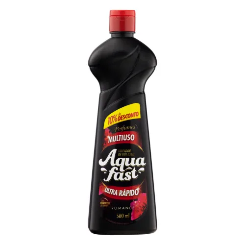 LIMPADOR MULTIUSO ROMANCE AQUAFAST PERFUMES SQUEEZE 500ML GRÁTIS 10 DE DESCONTO - SQUEEZE