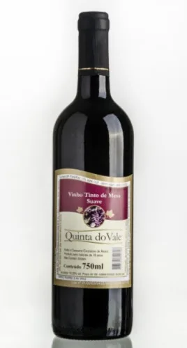 Vinho Quinta Do Vale Tinto Suave Vd - SUAVE - Bebidas